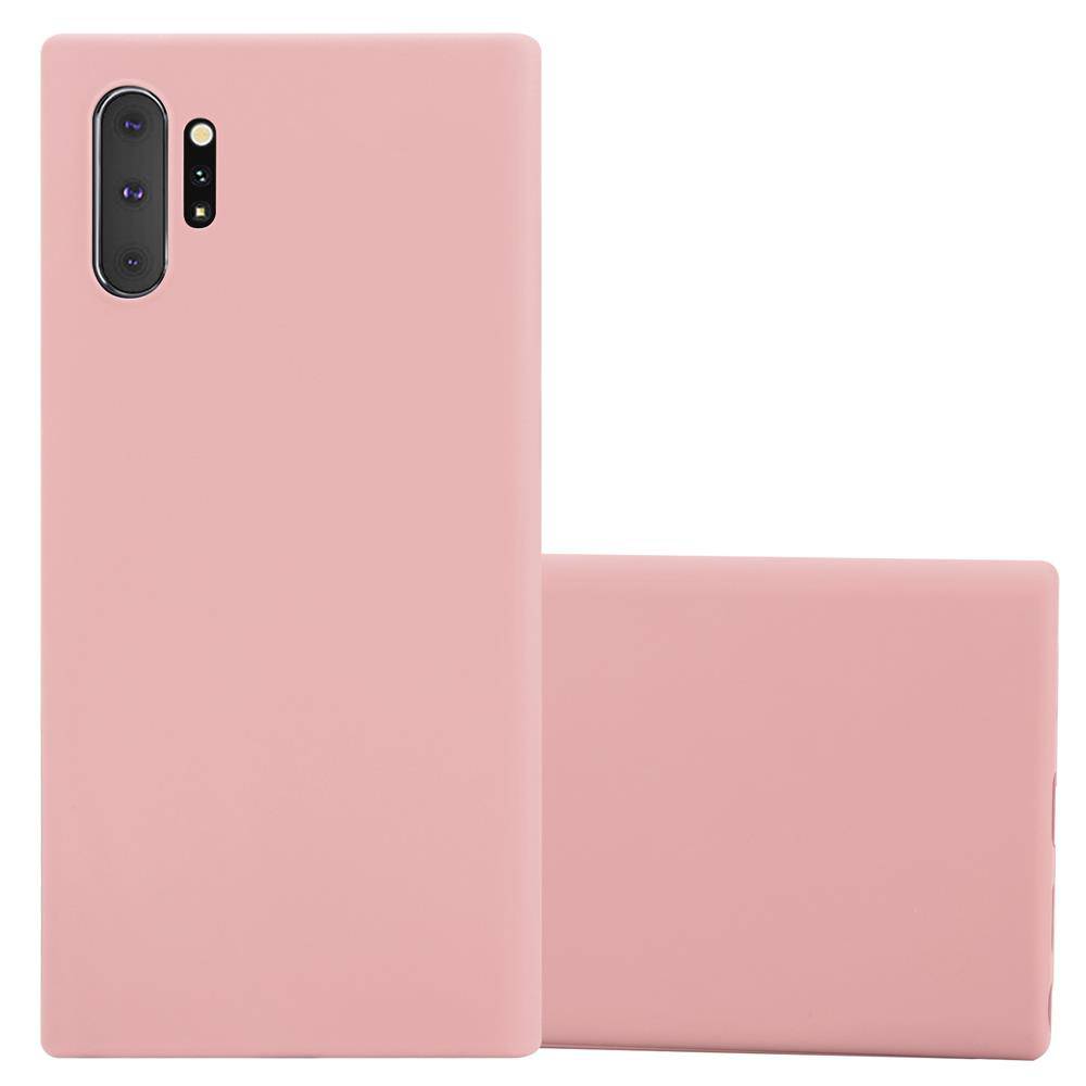 Cadorabo Hülle für Samsung Galaxy NOTE 10 PLUS Schutzhülle in Rosa Handyhülle TPU Silikon Etui Case Cover