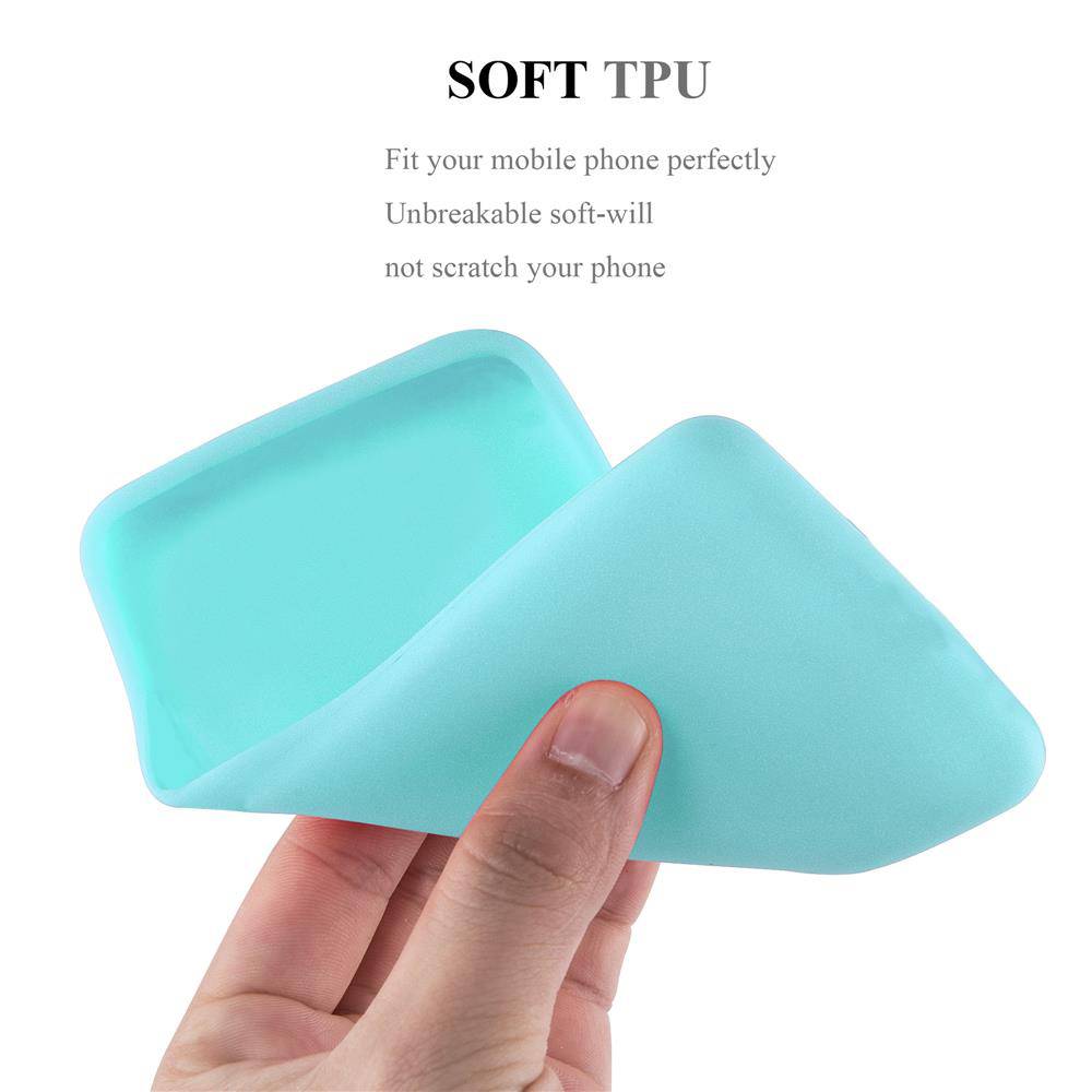 Cadorabo Hülle für Samsung Galaxy NOTE 10 PLUS Schutzhülle in Blau Handyhülle TPU Silikon Etui Case Cover
