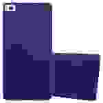 Cadorabo Hülle für Huawei P8 Schutzhülle in Blau Handyhülle TPU Silikon Etui Case Cover