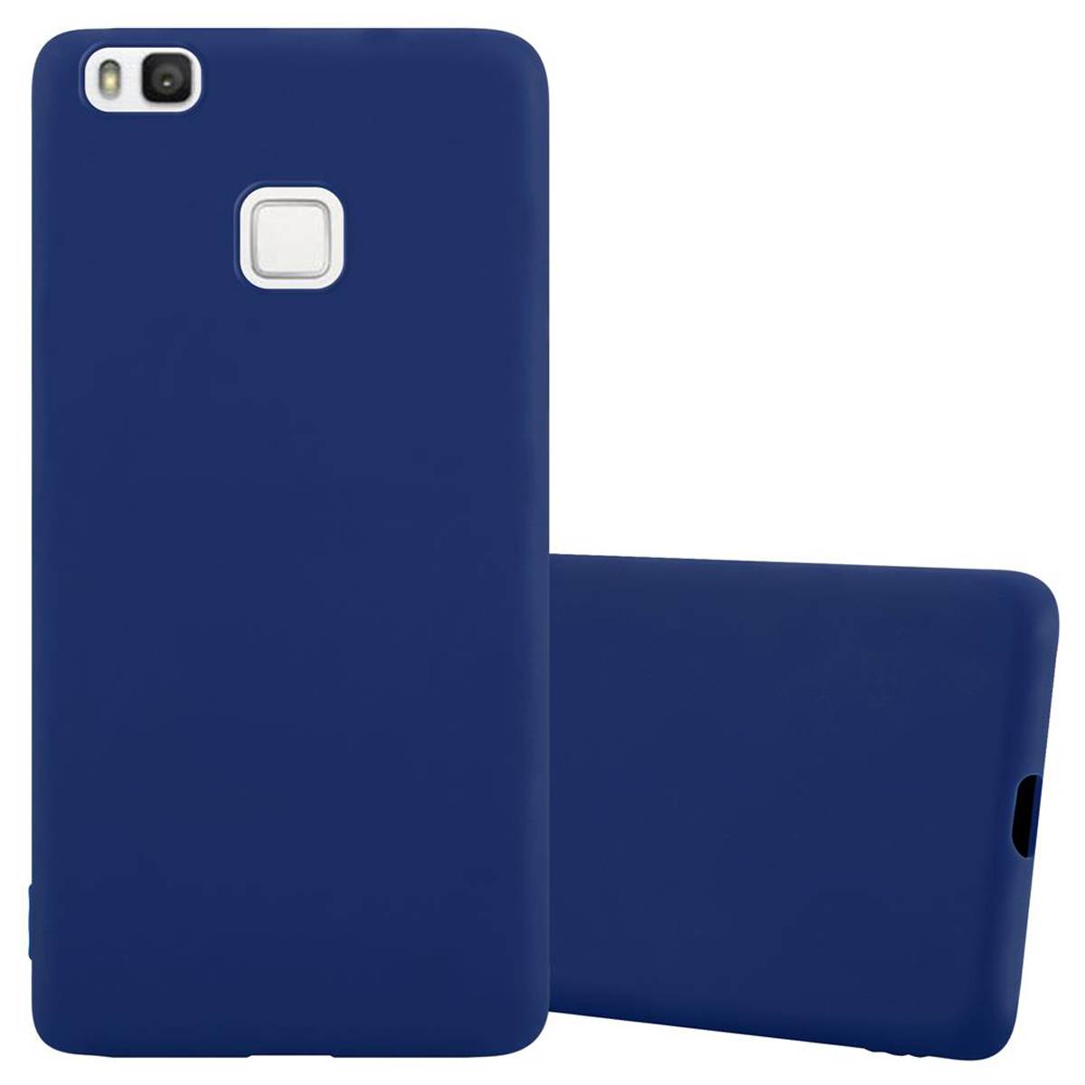 Cadorabo Hülle für Huawei P9 LITE 2016 / G9 LITE Schutzhülle in Blau Handyhülle TPU Silikon Etui Case Cover