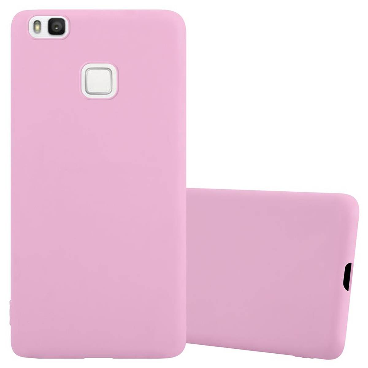 Cadorabo Hülle für Huawei P9 LITE 2016 / G9 LITE Schutzhülle in Rosa Handyhülle TPU Silikon Etui Case Cover
