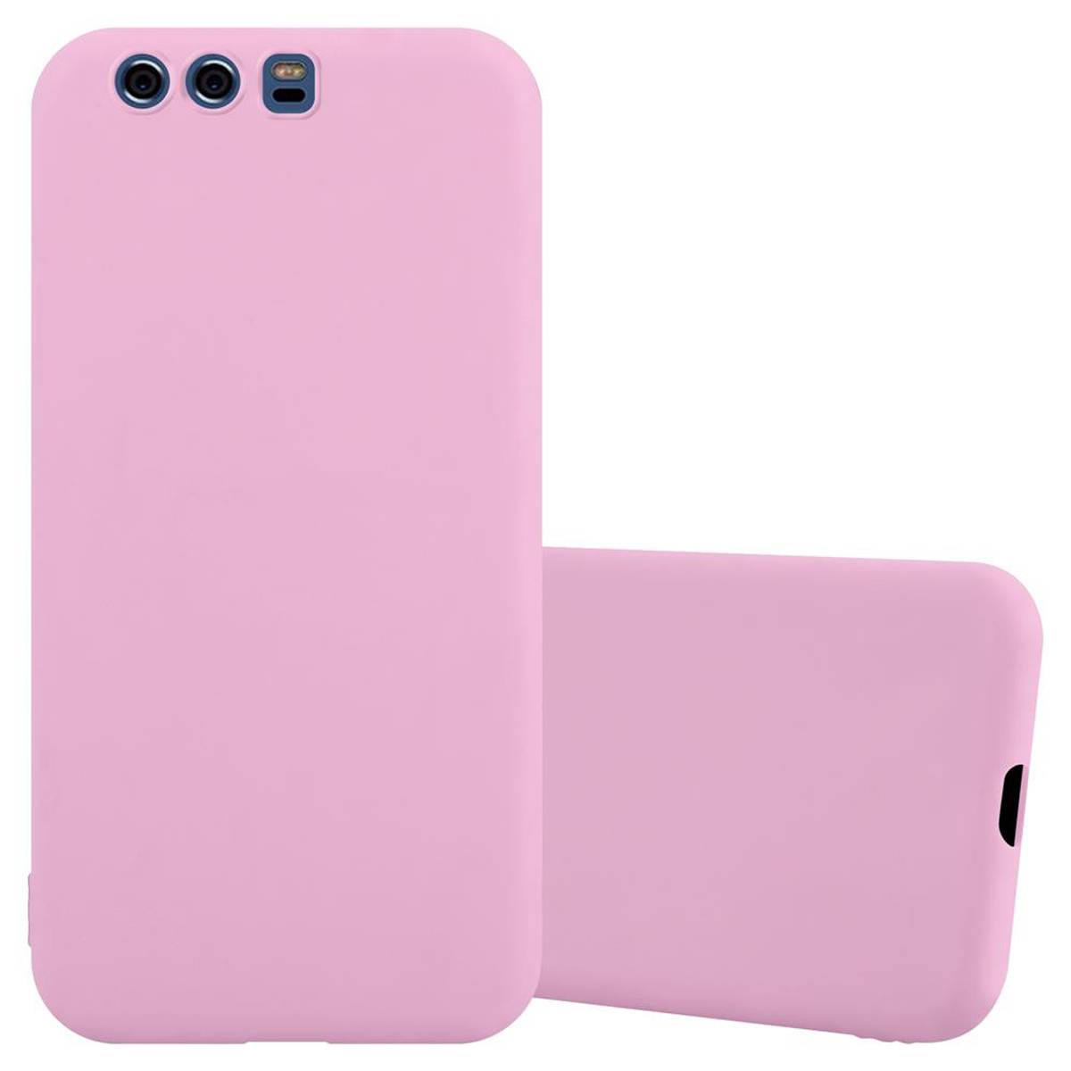 Cadorabo Hülle für Huawei P10 PLUS Schutzhülle in Rosa Handyhülle TPU Silikon Etui Case Cover