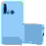 Cadorabo Hülle für Huawei NOVA 5i / P20 LITE 2019 Schutzhülle in Blau Handyhülle TPU Silikon Etui Case Cover