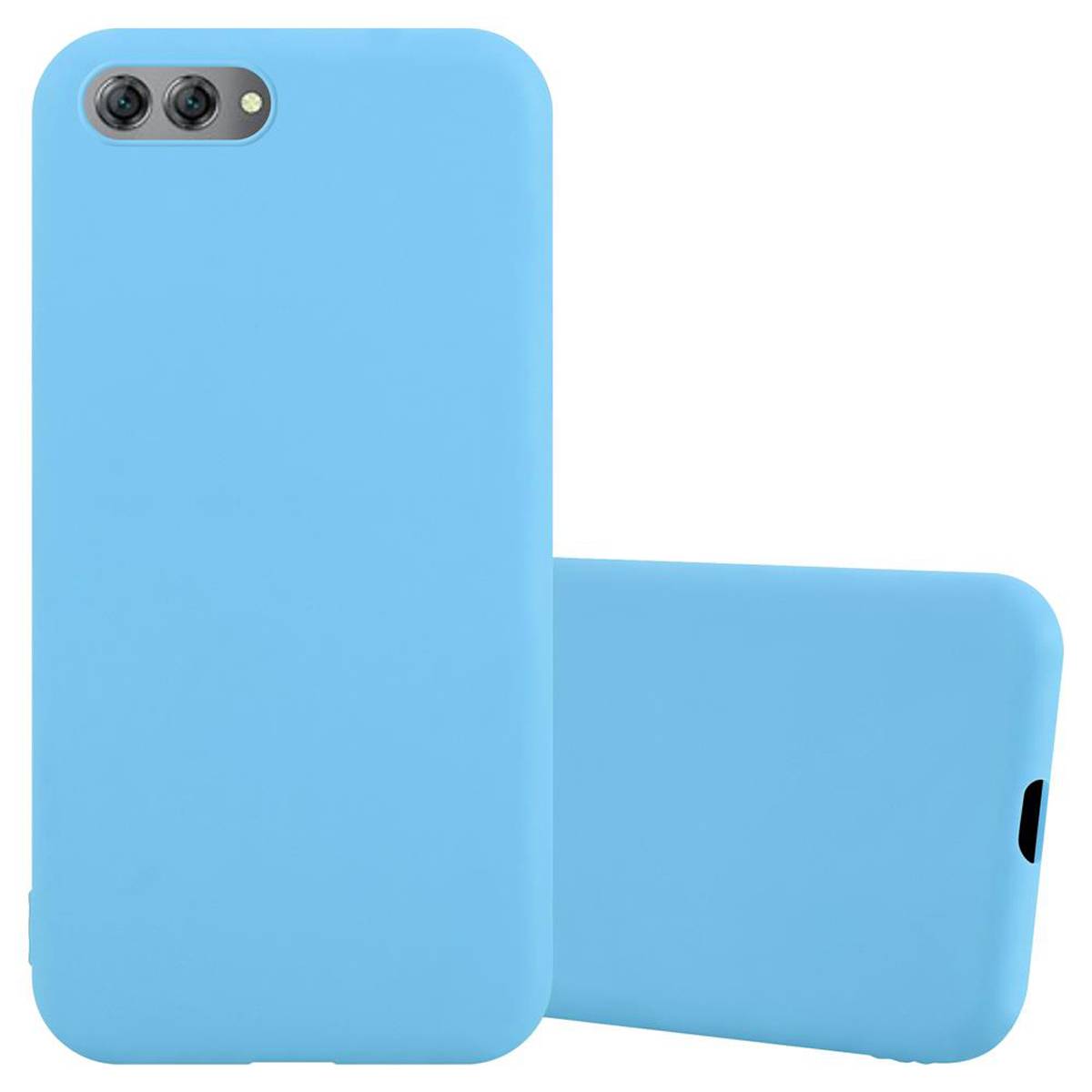 Cadorabo Hülle für Huawei NOVA 2s Schutzhülle in Blau Handyhülle TPU Silikon Etui Case Cover
