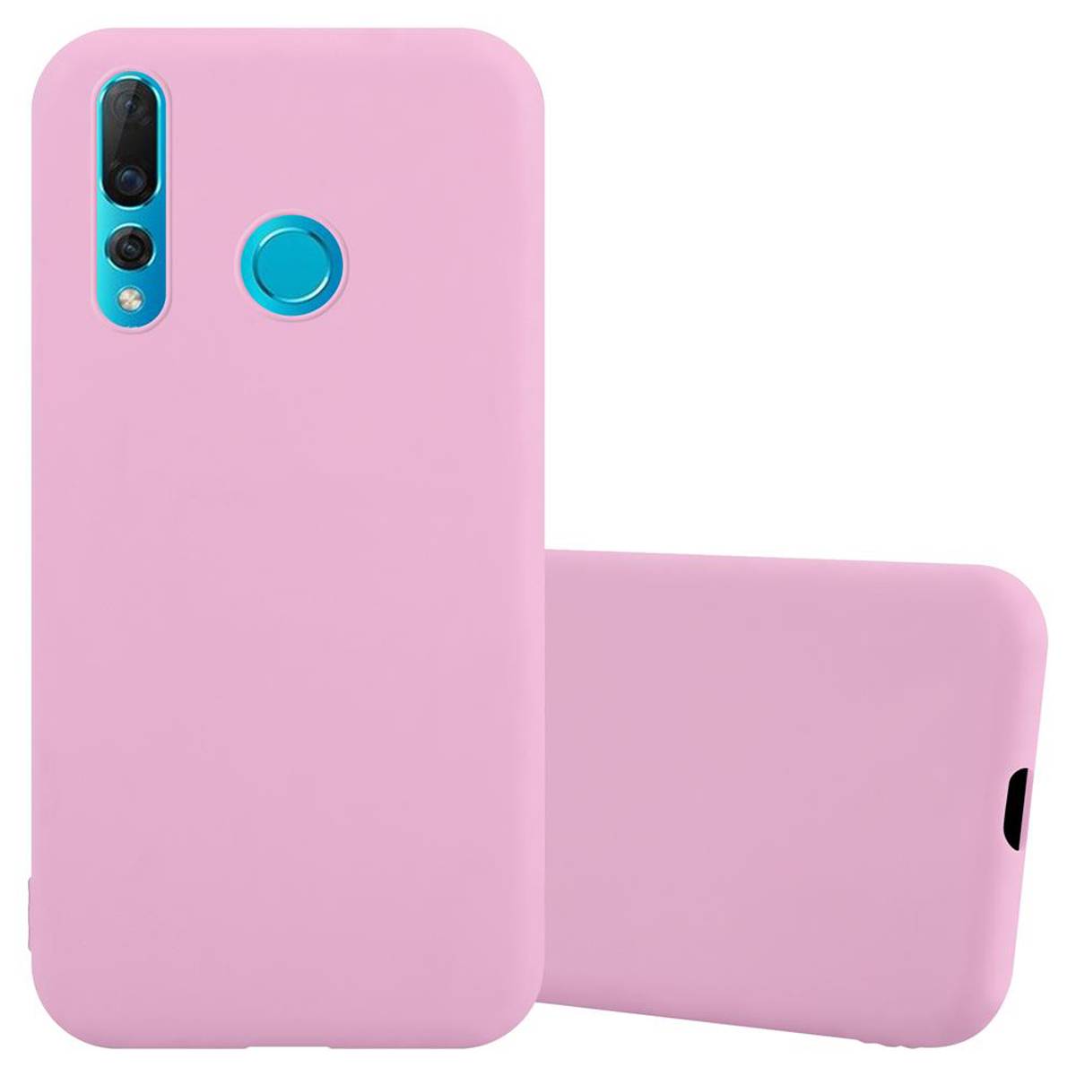 Cadorabo Hülle für Huawei NOVA 4 Schutzhülle in Rosa Handyhülle TPU Silikon Etui Case Cover
