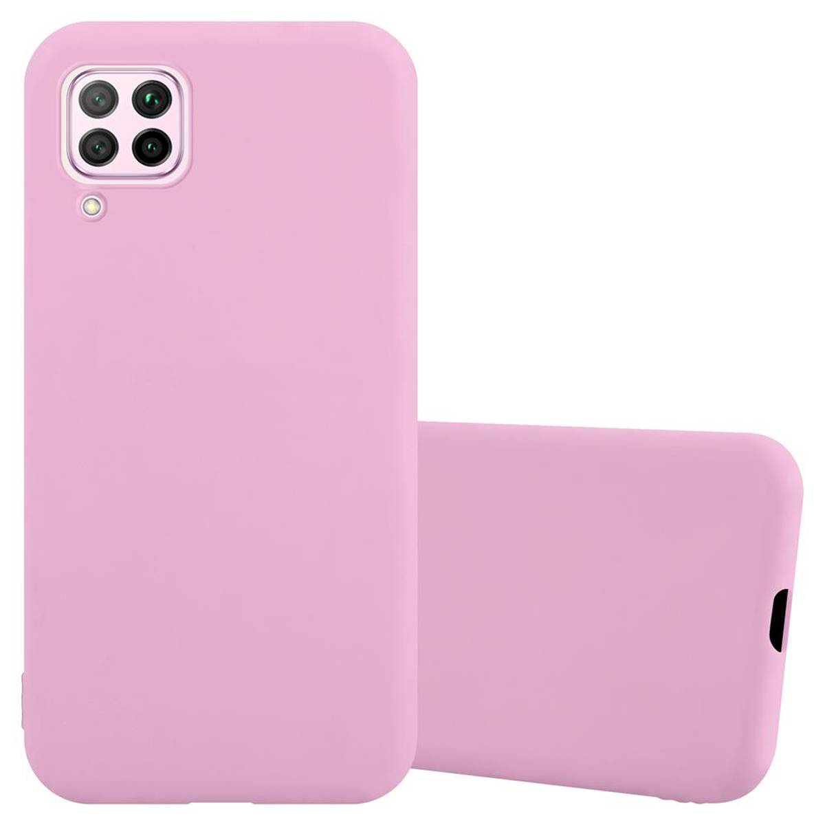 Cadorabo Hülle für Huawei NOVA 6 SE / P40 LITE / NOVA 7i Schutzhülle in Rosa Handyhülle TPU Silikon Etui Case Cover
