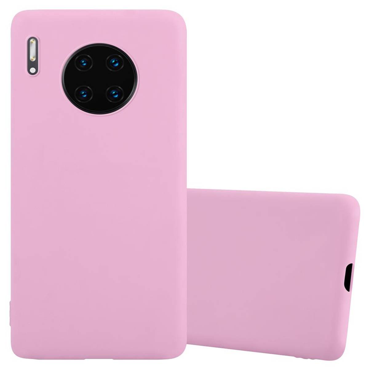 Cadorabo Hülle für Huawei MATE 30 PRO Schutzhülle in Rosa Handyhülle TPU Silikon Etui Case Cover