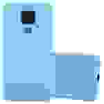 Cadorabo Hülle für Huawei MATE 30 LITE Schutzhülle in Blau Handyhülle TPU Silikon Etui Case Cover