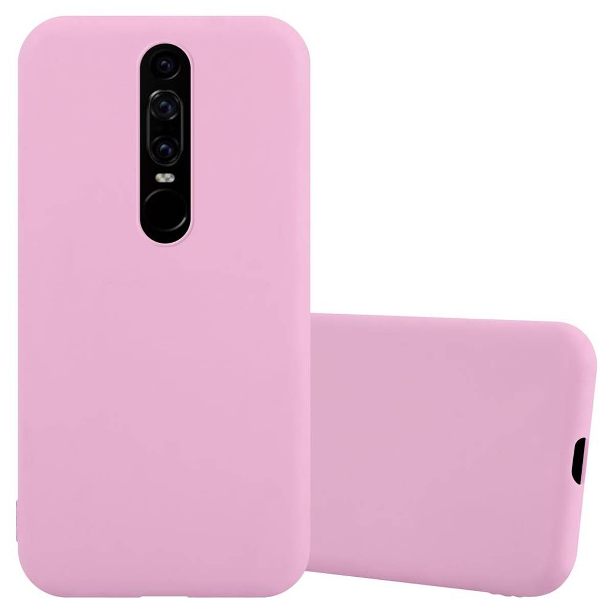 Cadorabo Hülle für Huawei MATE RS Schutzhülle in Rosa Handyhülle TPU Silikon Etui Case Cover