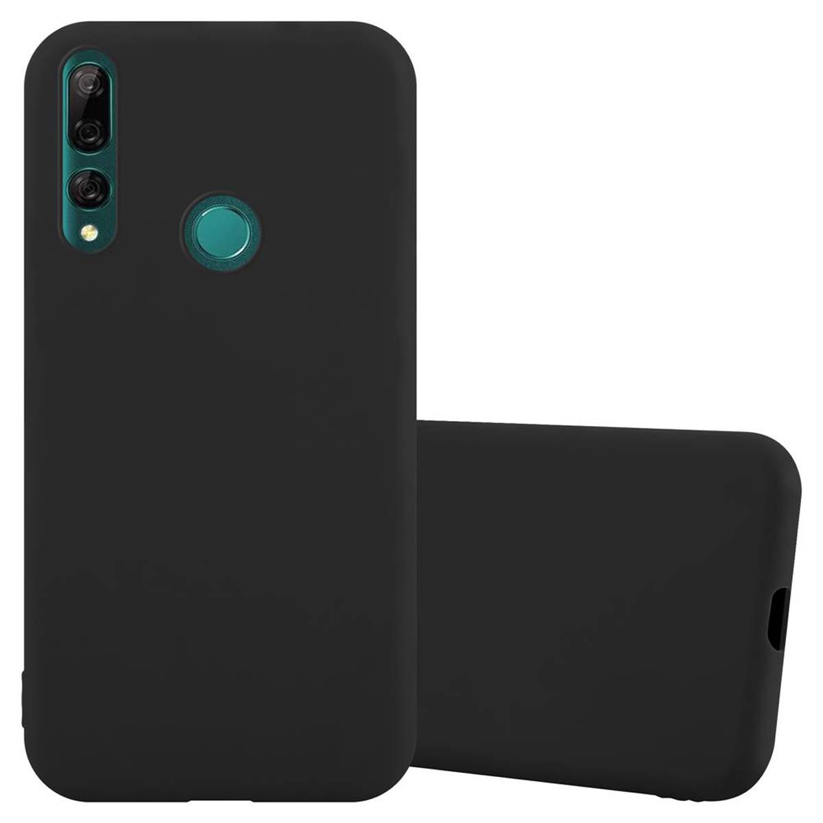 Cadorabo Hülle für Huawei P SMART Z / Y9 PRIME 2019 / Enjoy 10 PLUS Schutzhülle in Schwarz Handyhülle TPU Silikon Etui
