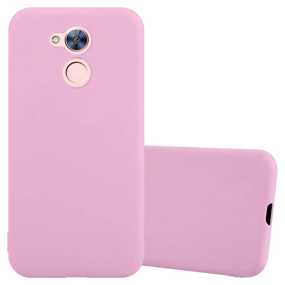 Cadorabo Hülle für Honor 6A PRO / 5C PRO Schutzhülle in Rosa Handyhülle TPU Silikon Etui Case Cover