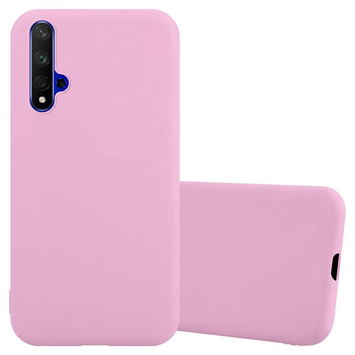Cadorabo Hülle für Honor 20 / 20S / Huawei NOVA 5T Schutzhülle in Rosa Handyhülle TPU Silikon Etui Case Cover