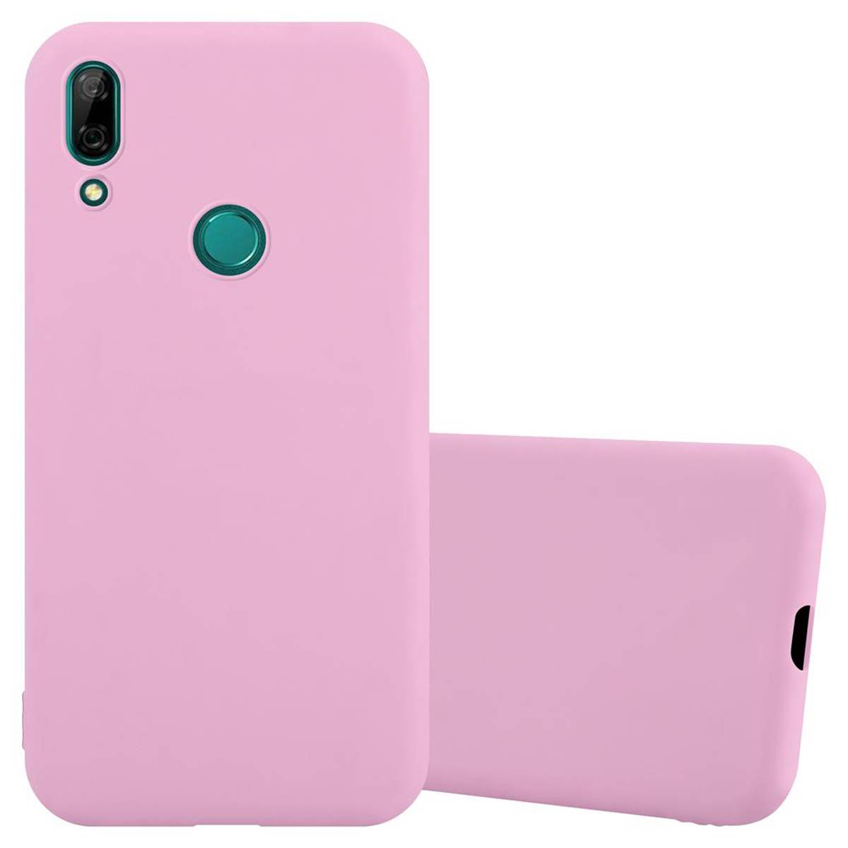 Cadorabo Hülle für Huawei P SMART Z / Y9 PRIME 2019 / Enjoy 10 PLUS Schutzhülle in Rosa Handyhülle TPU Silikon Etui Case