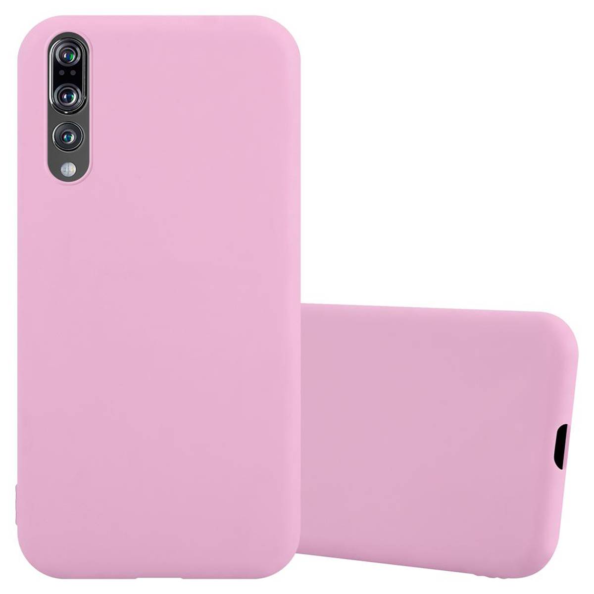 Cadorabo Hülle für Huawei P20 PRO / P20 PLUS Schutzhülle in Rosa Handyhülle TPU Silikon Etui Case Cover
