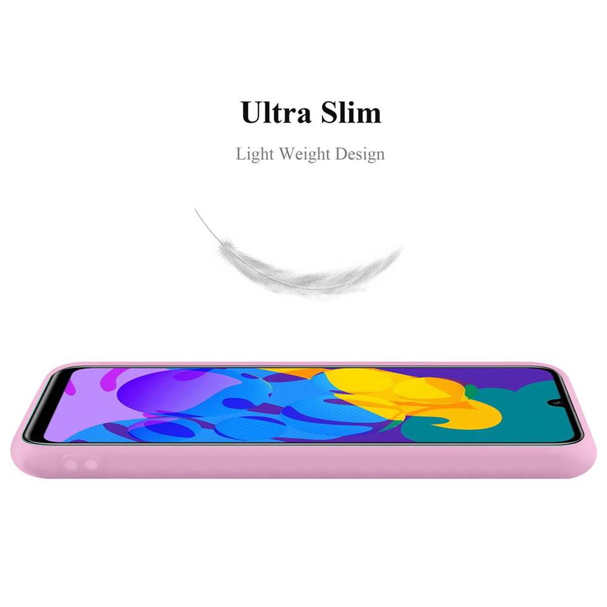 Cadorabo Hülle für Honor PLAY 4T PRO Schutzhülle in Rosa Handyhülle TPU Silikon Etui Case Cover