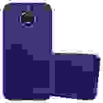 Cadorabo Hülle für Motorola MOTO E4 Schutzhülle in Blau Handyhülle TPU Silikon Etui Case Cover