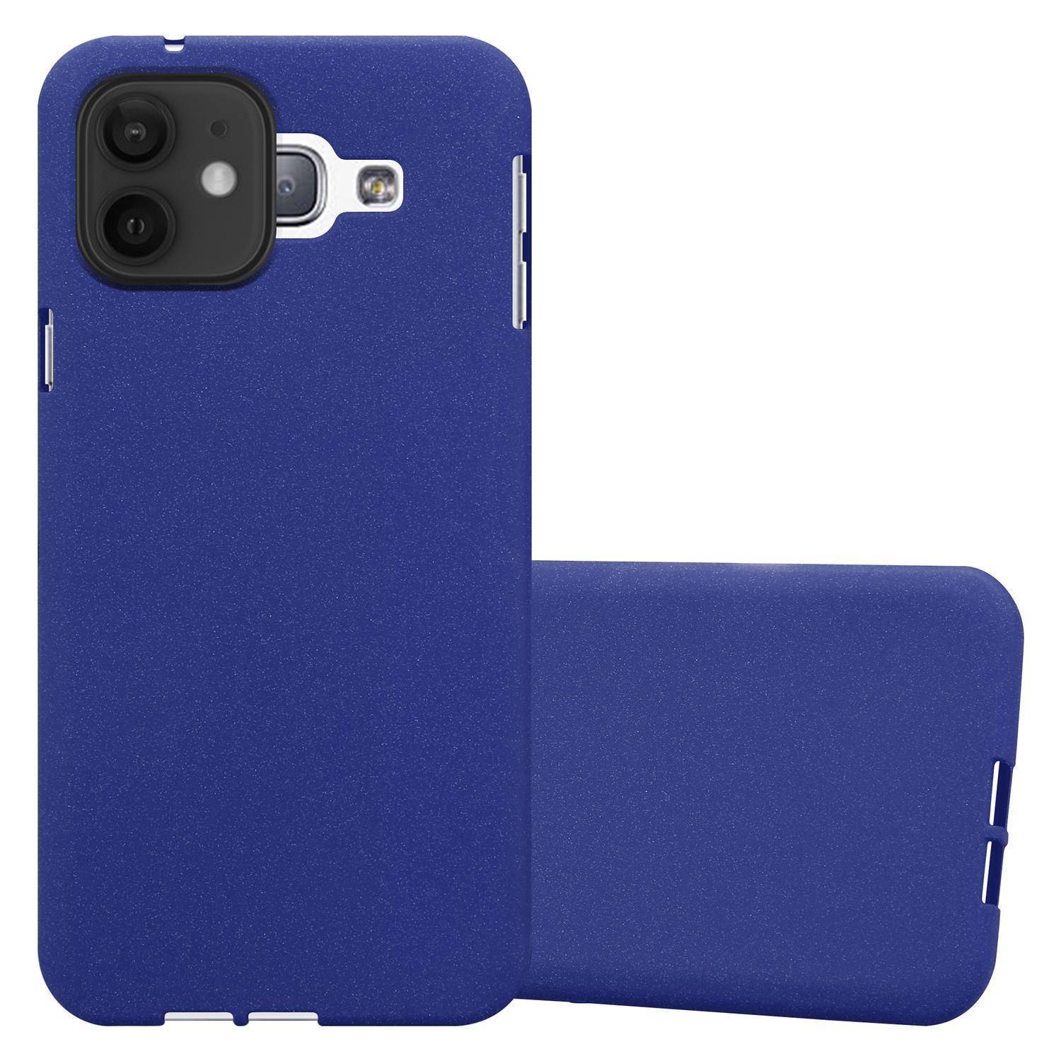 Cadorabo Schutzhülle für Apple iPhone 12 MINI Hülle in Blau Handyhülle TPU Etui Cover Case