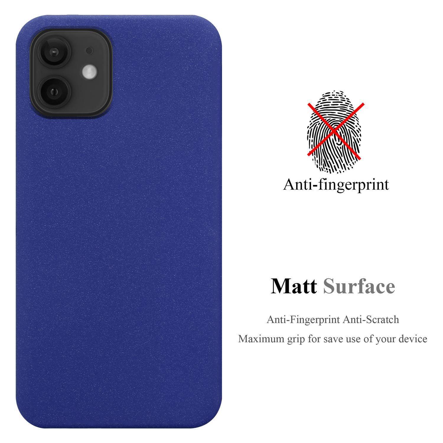 Cadorabo Schutzhülle für Apple iPhone 12 PRO MAX Hülle in Blau Handyhülle TPU Etui Cover Case