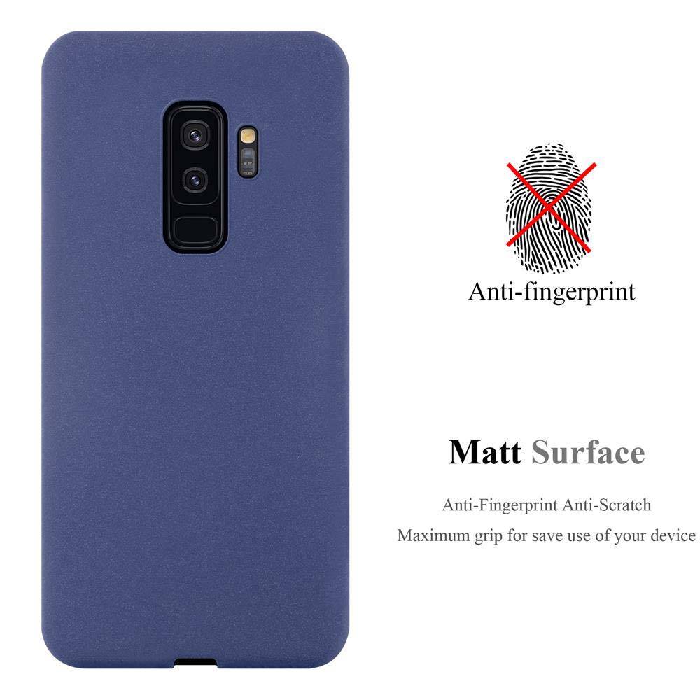 Cadorabo Schutzhülle für Samsung Galaxy S9 PLUS Hülle in Blau Handyhülle TPU Etui Cover Case