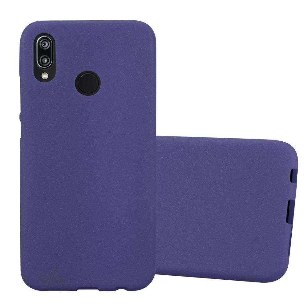 Cadorabo Schutzhülle für Huawei P20 LITE 2018 / NOVA 3E Hülle in Blau Handyhülle TPU Etui Cover Case