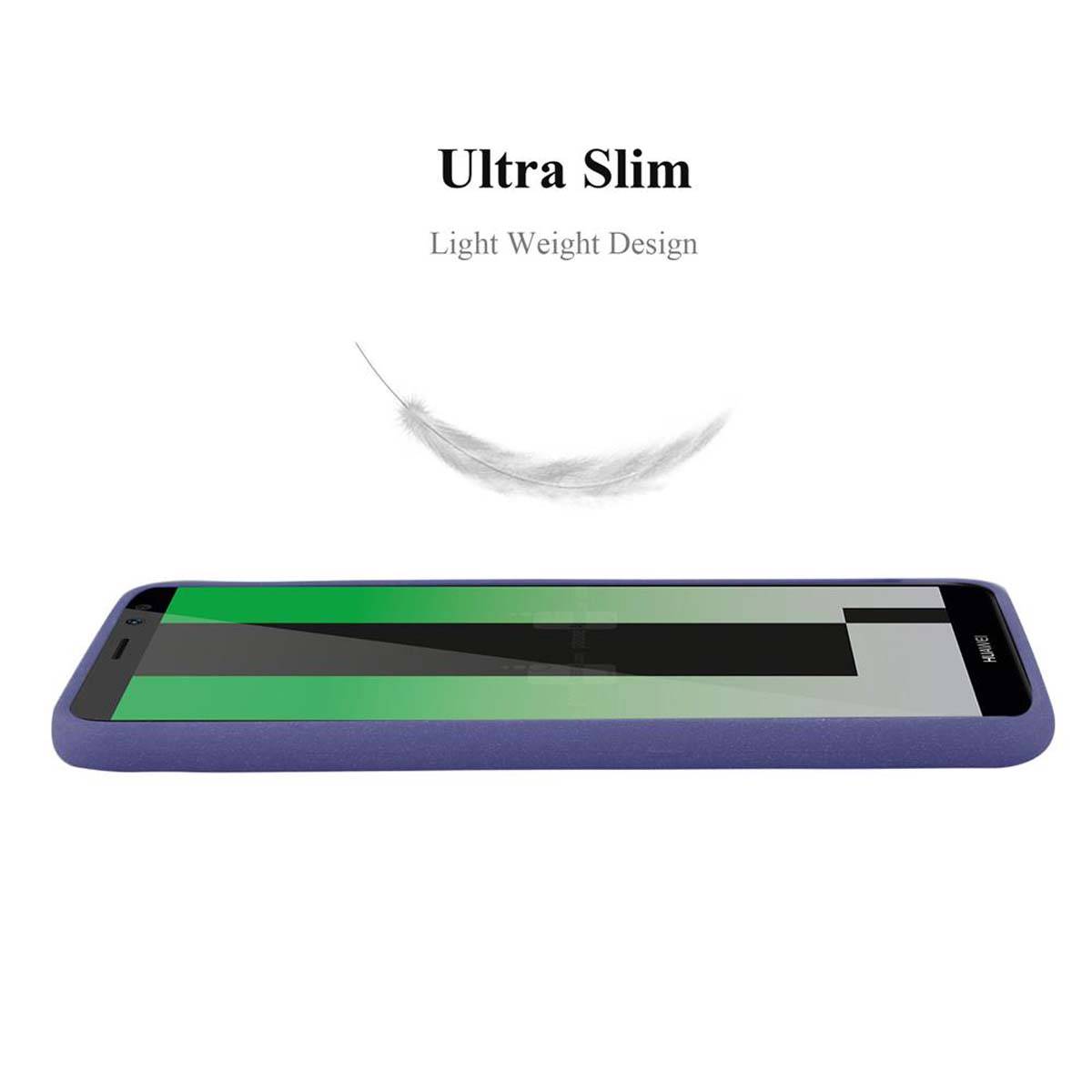 Cadorabo Schutzhülle für Huawei MATE 10 LITE Hülle in Blau Handyhülle TPU Etui Cover Case