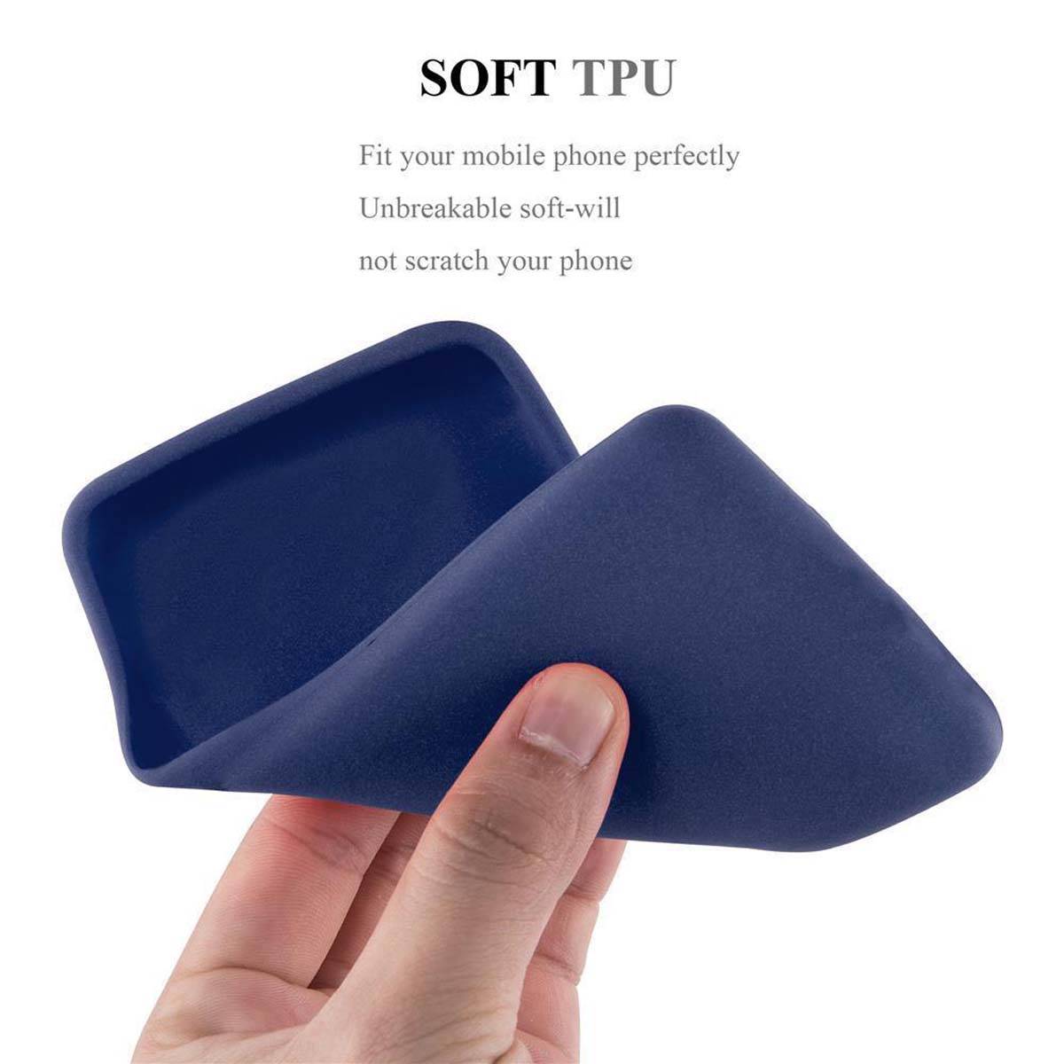 Cadorabo Schutzhülle für Huawei MATE 10 LITE Hülle in Blau Handyhülle TPU Etui Cover Case