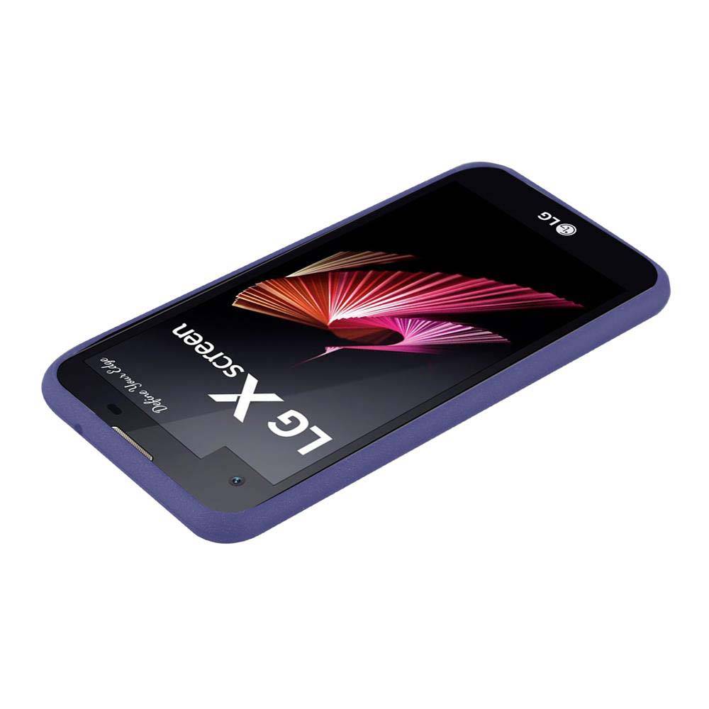 Cadorabo Schutzhülle für LG X SCREEN Hülle in Blau Handyhülle TPU Etui Cover Case