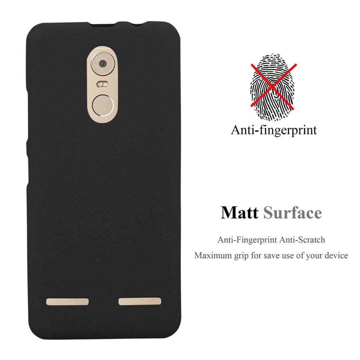 Cadorabo Schutzhülle für Lenovo K6 / K6 POWER Hülle in Schwarz Handyhülle TPU Etui Cover Case