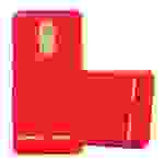Cadorabo Schutzhülle für Lenovo K6 / K6 POWER Hülle in Rot Handyhülle TPU Etui Cover Case