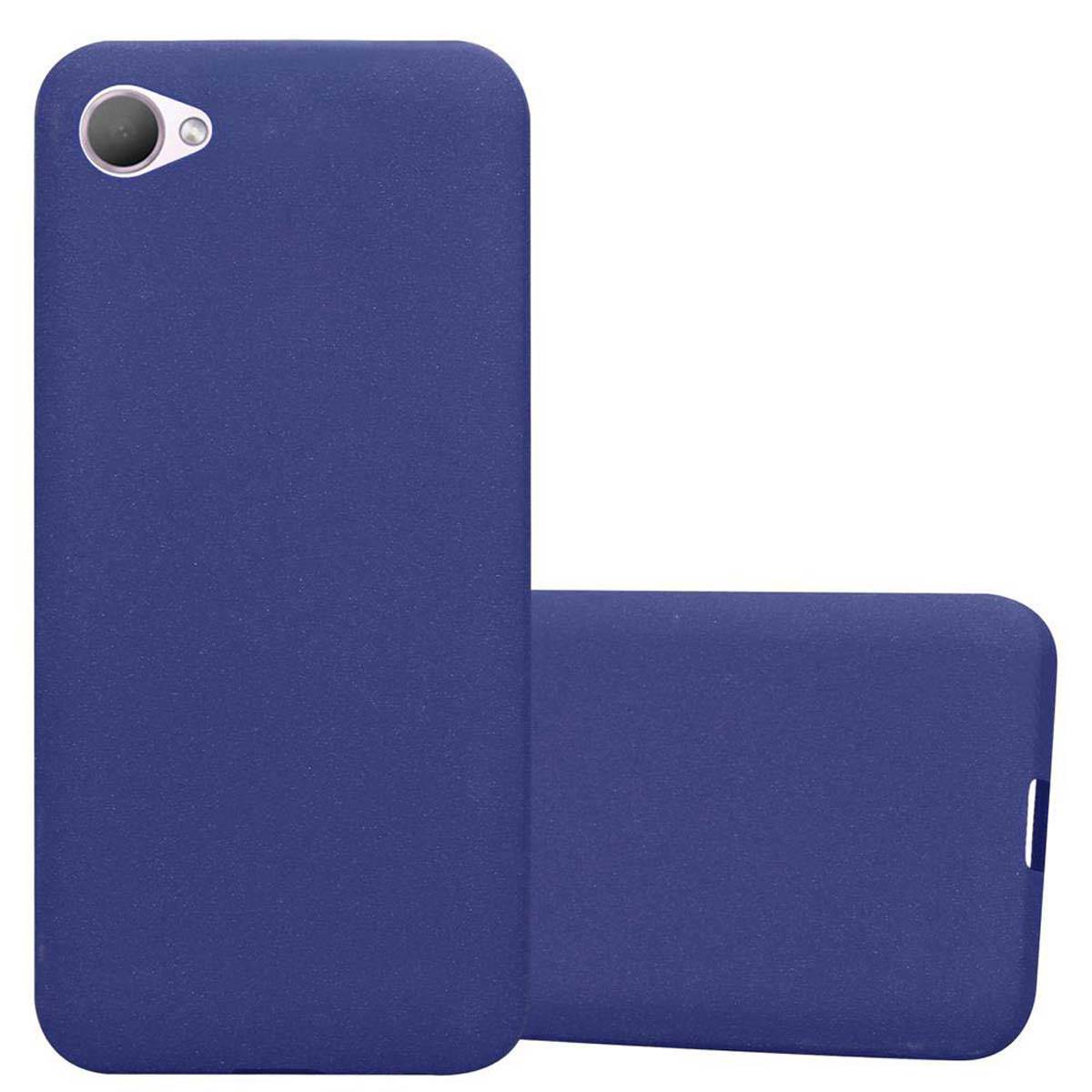 Cadorabo Schutzhülle für HTC Desire 12 Hülle in Blau Handyhülle TPU Etui Cover Case