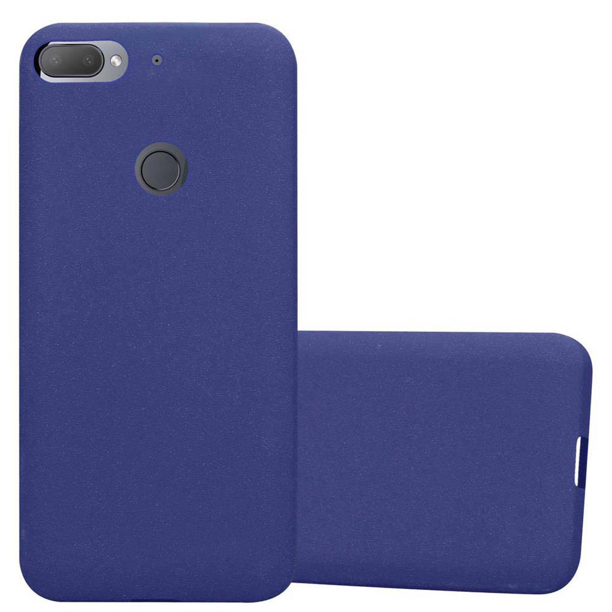 Cadorabo Schutzhülle für HTC Desire 12 PLUS Hülle in Blau Handyhülle TPU Etui Cover Case