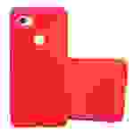 Cadorabo Schutzhülle für Google PIXEL 2 XL Hülle in Rot Handyhülle TPU Etui Cover Case