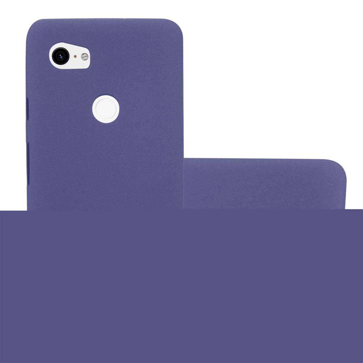 Cadorabo Schutzhülle für Google PIXEL 2 XL Hülle in Blau Handyhülle TPU Etui Cover Case