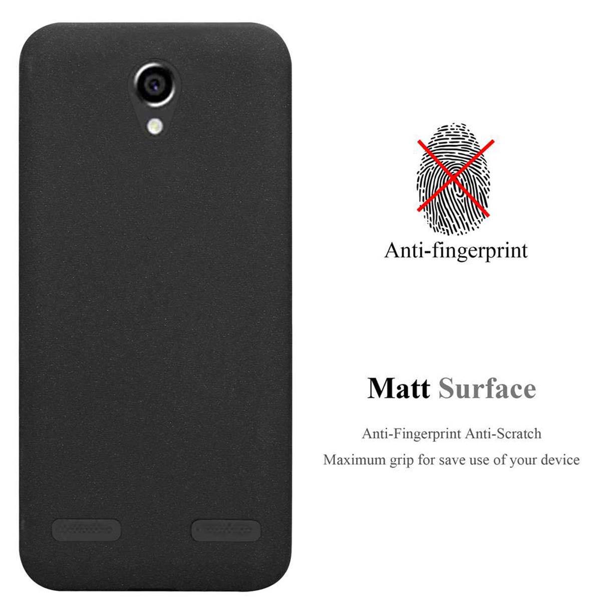 Cadorabo Schutzhülle für ZTE Blade L7 Hülle in Schwarz Handyhülle TPU Etui Cover Case