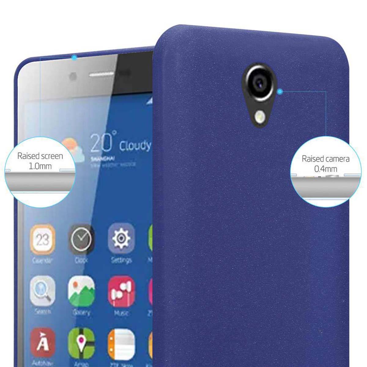 Cadorabo Schutzhülle für ZTE Blade L7 Hülle in Blau Handyhülle TPU Etui Cover Case