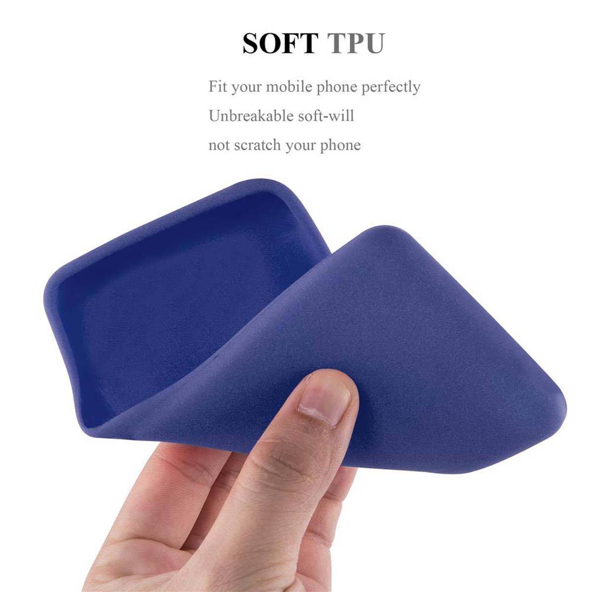 Cadorabo Schutzhülle für ZTE Blade L7 Hülle in Blau Handyhülle TPU Etui Cover Case