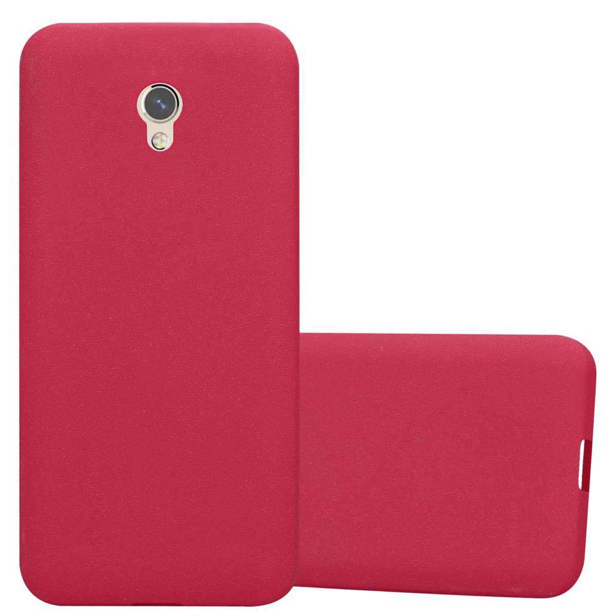 Cadorabo Schutzhülle für ZTE Blade V7 Hülle in Rot Handyhülle TPU Etui Cover Case