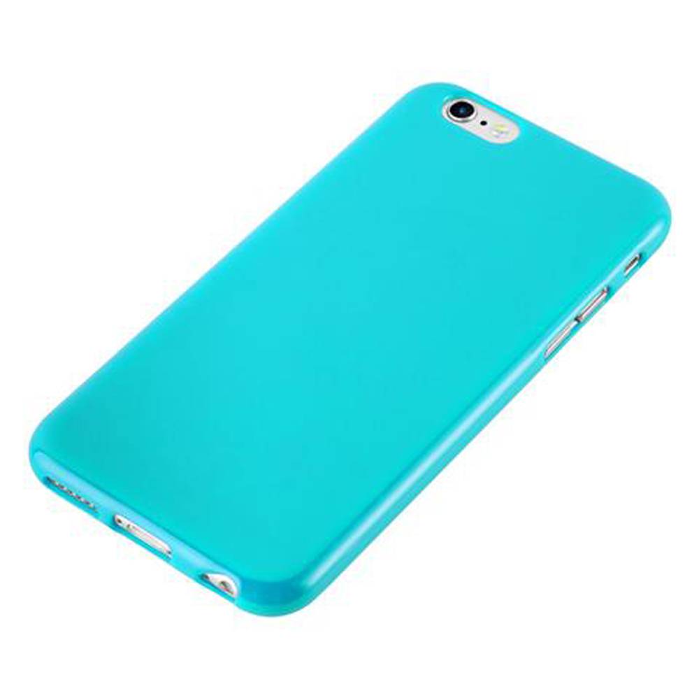 Cadorabo Schutzhülle für Apple iPhone 6 / 6S Hülle in Blau TPU Etui Hülle Case Cover