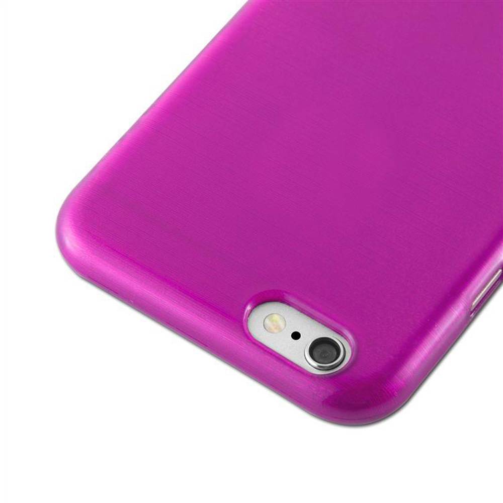 Cadorabo Hülle für Apple iPhone 6 / 6S Schutz Hülle in Rosa Schutzhülle TPU Silikon Etui Case Cover