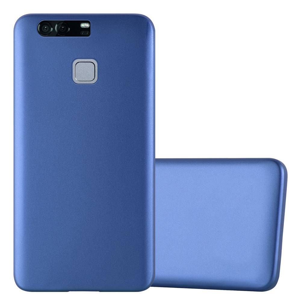 Cadorabo Schutzhülle für Huawei P9 PLUS Hülle in Blau Handyhülle TPU Silikon Etui Cover Case