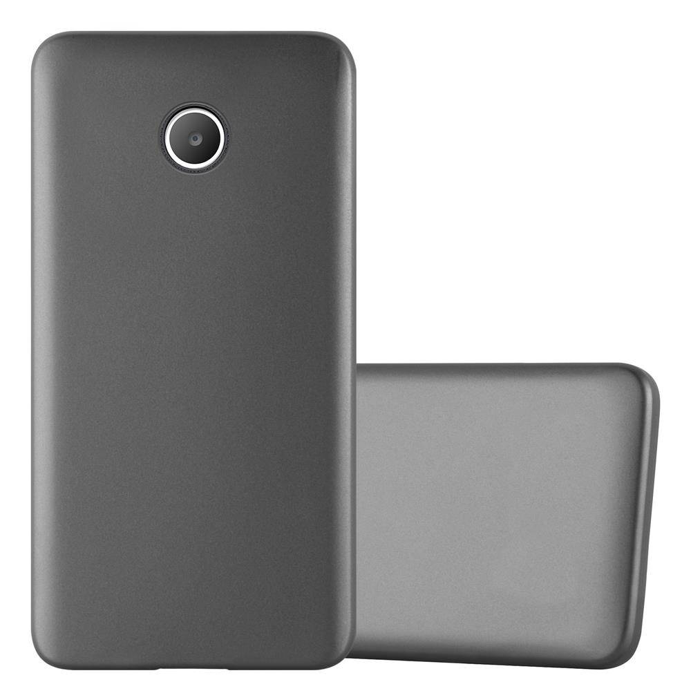 Cadorabo Schutzhülle für Huawei Y3 / Y3C / Y330 / Y331 / Y360 Hülle in Grau Handyhülle TPU Silikon Etui Cover Case