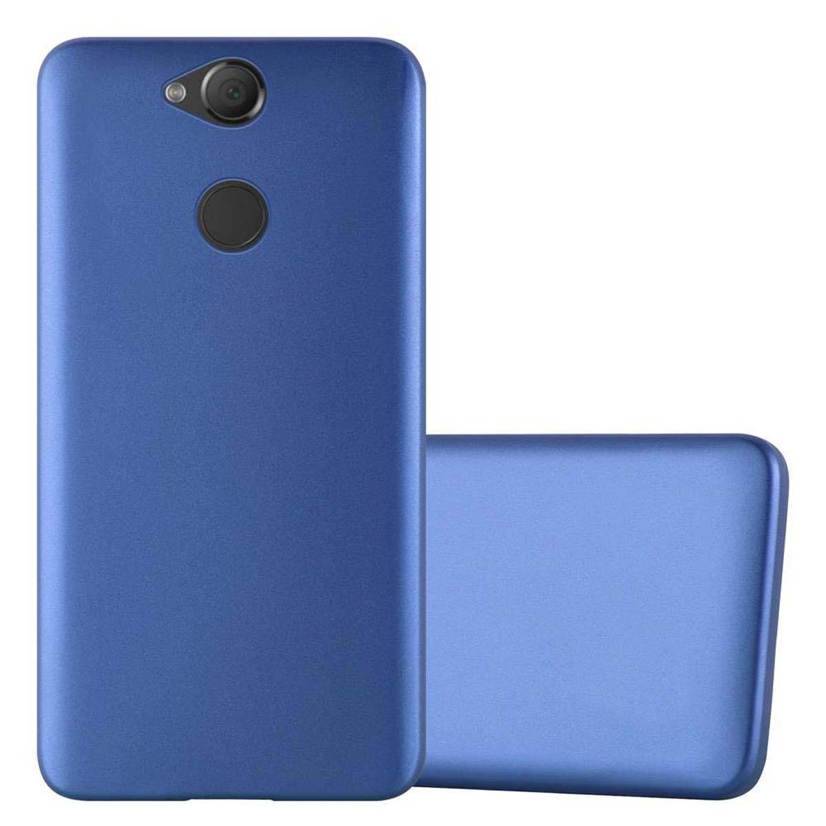 Cadorabo Schutzhülle für Sony Xperia XA2 Hülle in Blau Handyhülle TPU Silikon Etui Cover Case