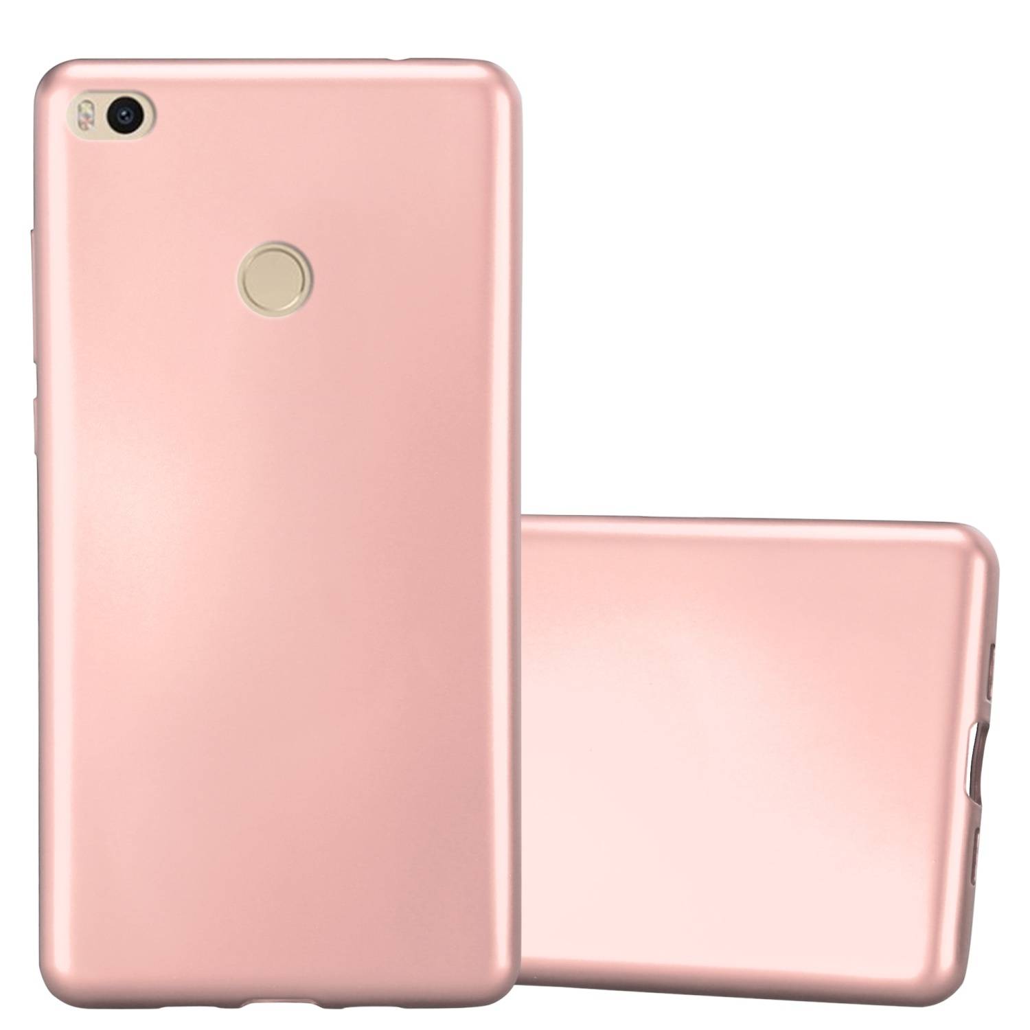 Cadorabo Schutzhülle für Xiaomi Mi MAX 2 Hülle in Rosa Handyhülle TPU Silikon Etui Cover Case