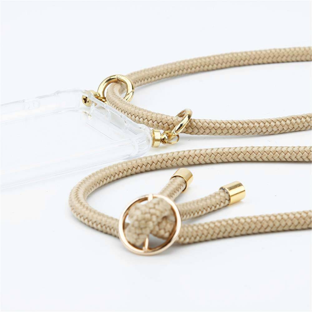 Cadorabo Hülle für Samsung Galaxy S20 PLUS Schutzhülle in Braun Handy Kette Silikon Kordel abnehmbares Etui