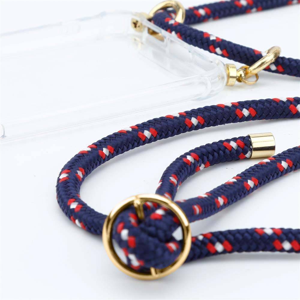 Cadorabo Hülle für Samsung Galaxy S20 ULTRA Schutzhülle in Blau Handy Kette Silikon Kordel abnehmbares Etui