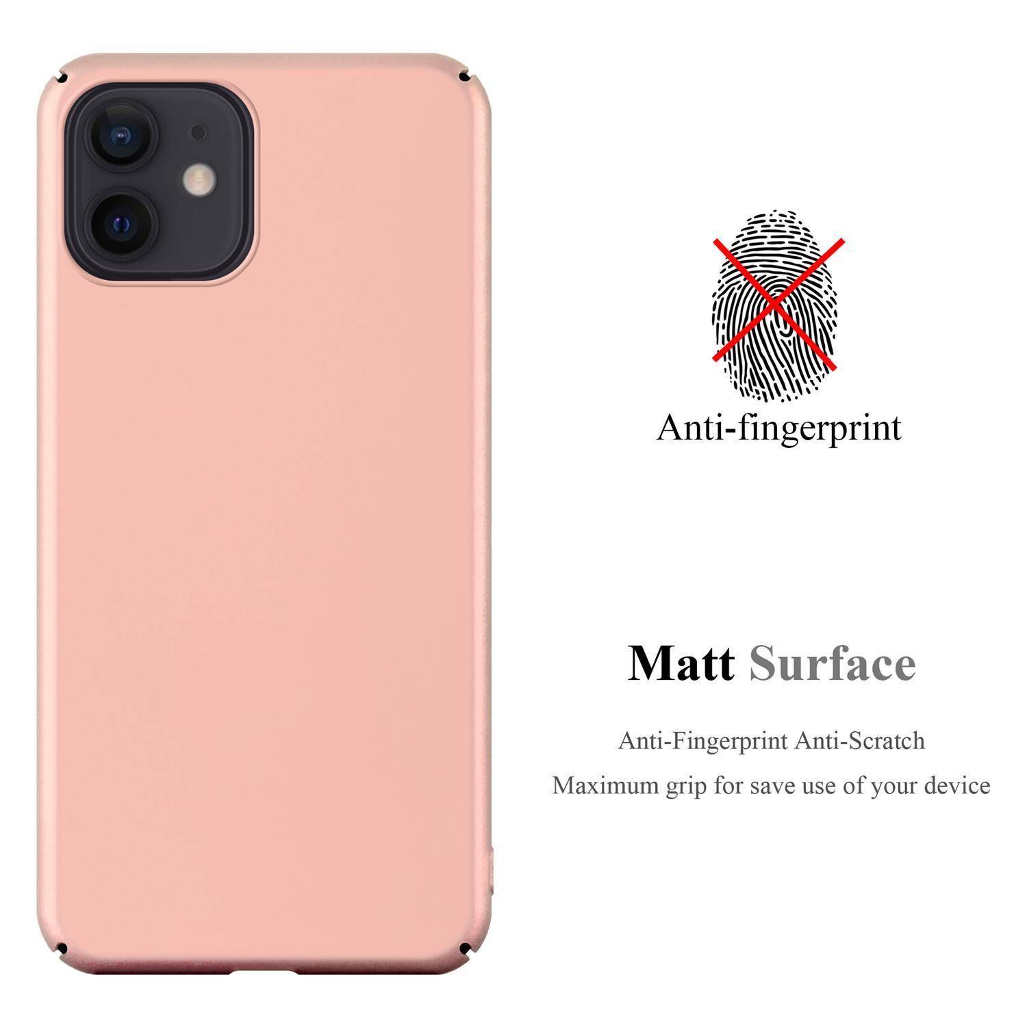 Cadorabo Hülle für Apple iPhone 12 PRO MAX Schutzhülle in Rosa Hard Case Handy Hülle Etui