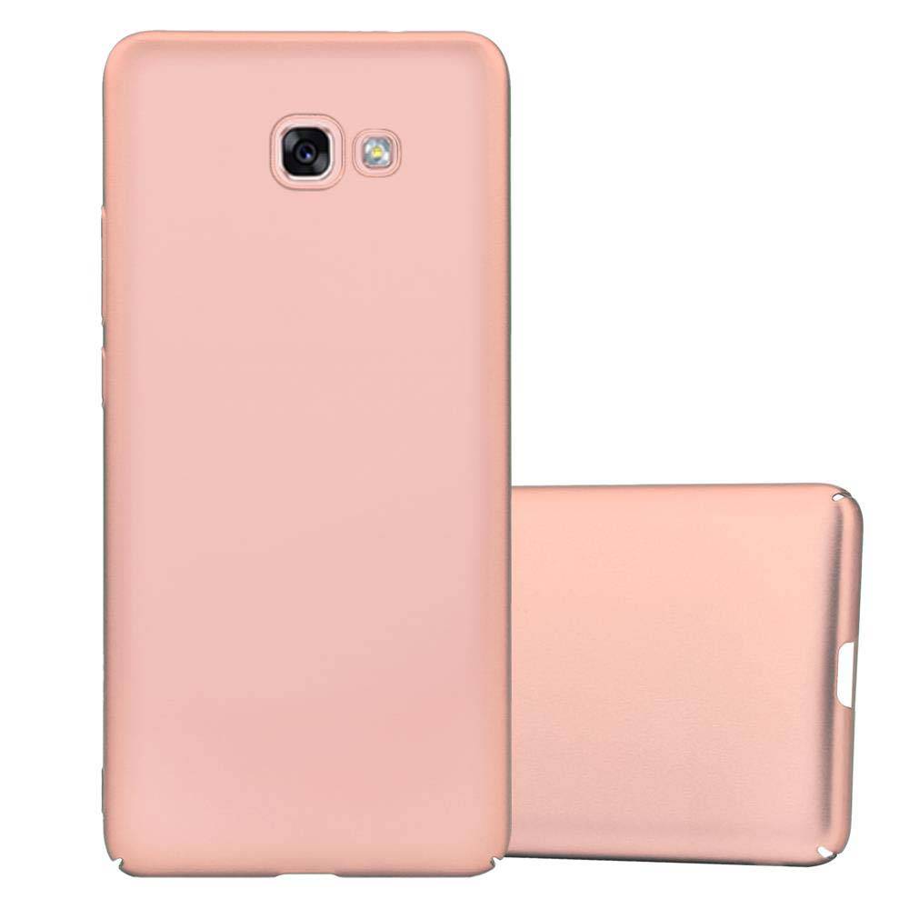Cadorabo Hülle für Samsung Galaxy A7 2017 Schutzhülle in Rosa Hard Case Handy Hülle Etui