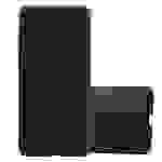 Cadorabo Hülle für Samsung Galaxy A8 2018 Schutzhülle in Schwarz Hard Case Handy Hülle Etui