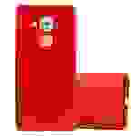 Cadorabo Hülle für Huawei NOVA PLUS Schutzhülle in Rot Hard Case Handy Hülle Etui
