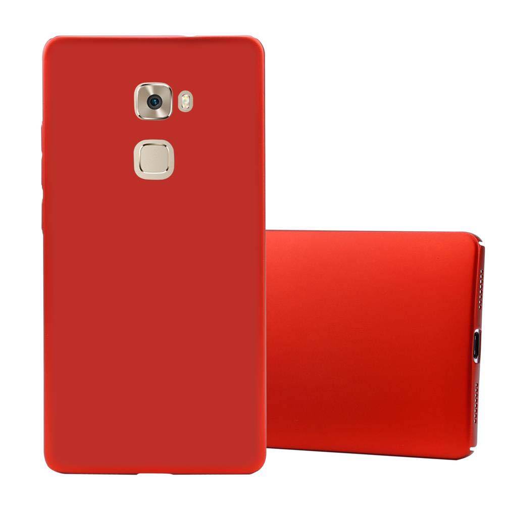 Cadorabo Hülle für Huawei MATE S Schutzhülle in Rot Hard Case Handy Hülle Etui